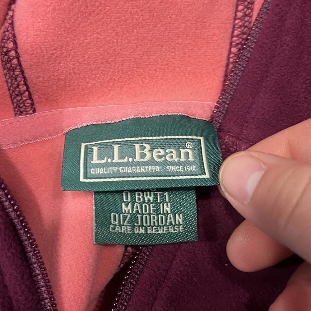 L.L.‎ Bean Polartec Windbloc Fleece Jacket Womens Size Medium Full Zip NWT - Picture 5 of 11